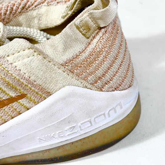 Nike Nike Air Zoom Fearless Flyknit 2 Beige Training Shoes Size 6 Womens Used - Picture 11 of 15